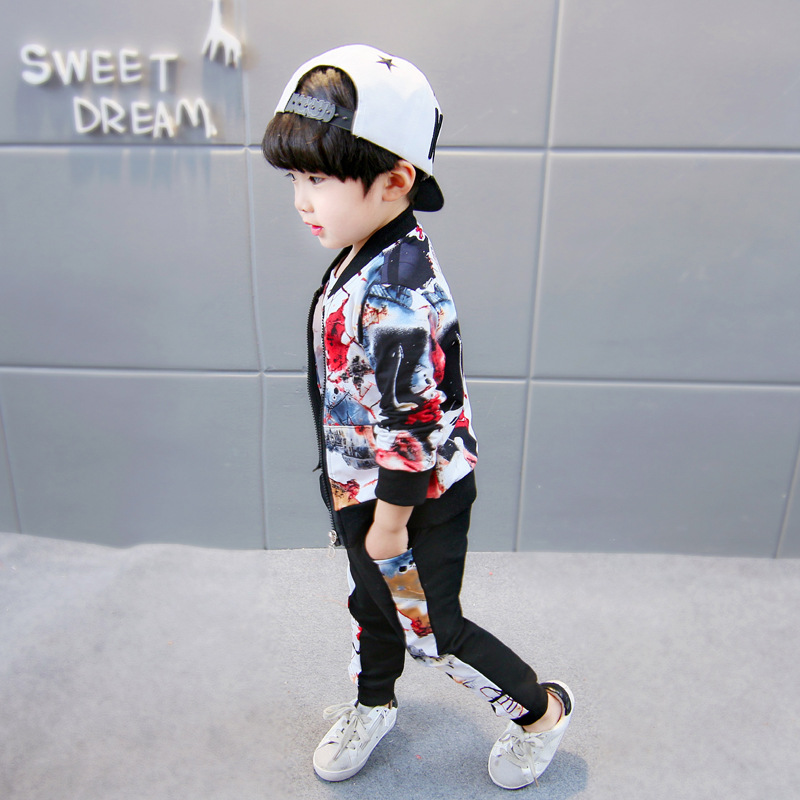 Vêtements pour enfants 0-3 ans garçon beau costume trois pièces automne et hiver vêtements pour enfants costume d'automne bébé tendance_voghion.com