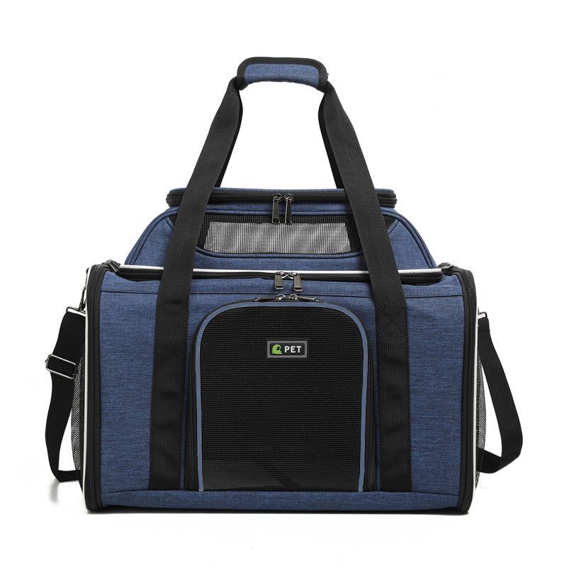 Pengpai Neue tragbare Hundetasche für den Außenbereich mit großer Kapazität, erhöhter atmungsaktiver Trolley, faltbar_voghion.com
