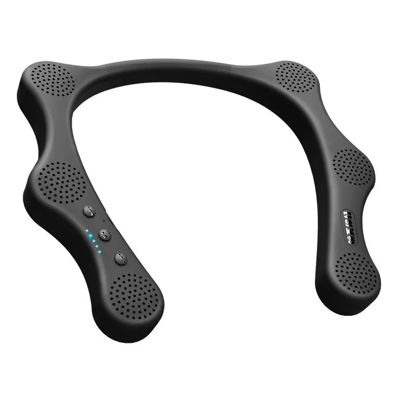 6 luidsprekers Hang Neck-stijl Bluetooth-luidspreker HIFI-stereogeluid voor sportief hardlopen, ondersteuning voor Micro SD-kaart_voghion.com