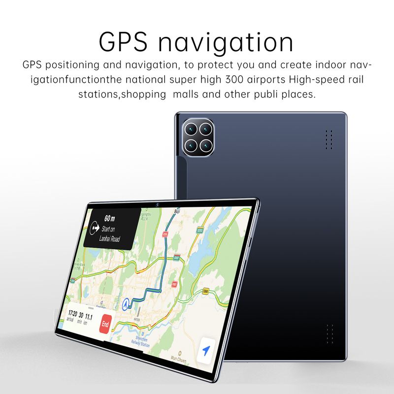 8-Zoll-Android-Tablet mit hochauflösendem Glas, GPS, Bluetooth, Dual-Card-3G-Telefonie_voghion.com