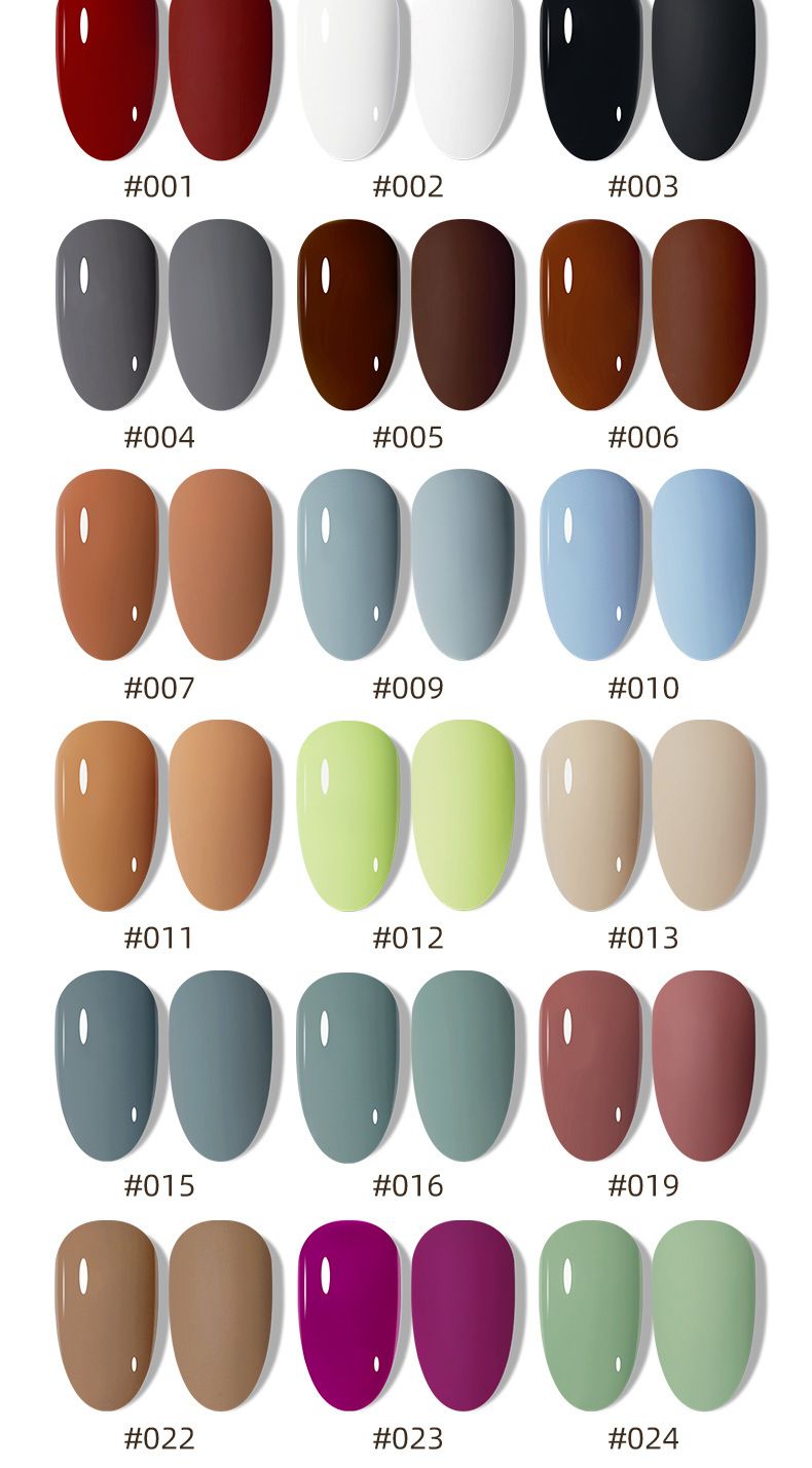 Nagelkleber Farbe Quadratische Flasche Nagellack Internet-Berühmtheit Beliebte Farbe Nagellack Farbe Nagellack Nagelladen_voghion.com
