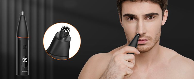 MAXGROOM 4 in 1 Body Kit miesten häpyhiusten nenäpartaleikkuri sähköinen IPX6 vedenpitävä nivusparranajokone miehille_voghion.com