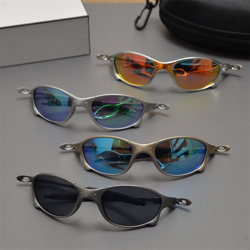 LazyZoom Cyberpunk The Future Sense Of Technology Small Frame Laser Colorful Western Style Round Face Hip-hop Riding Sunglasses_voghion.com