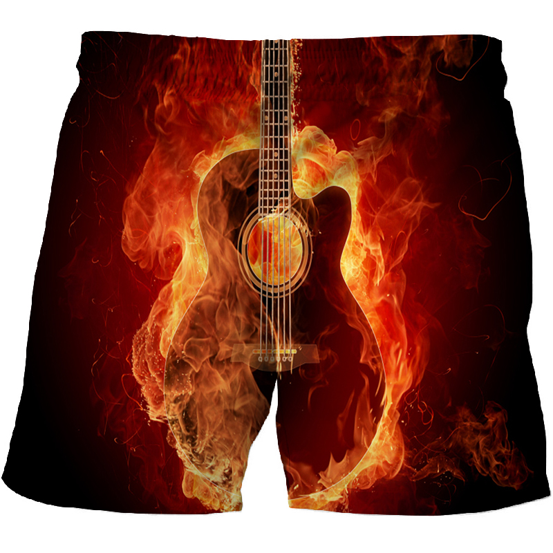 Summer Men's Beach Shorts Swimming Sports Pants Owl 3D Printing Men's Galaxy Surf Shorts Breathable Men's Gym Surfboard Swimwear_voghion.com