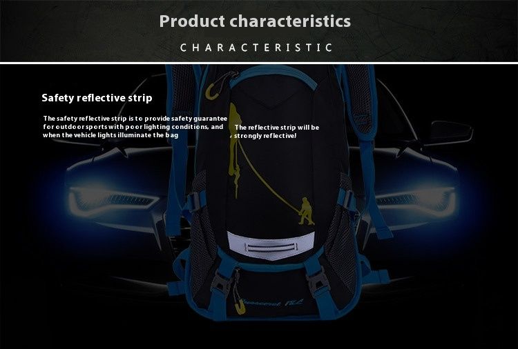 Warner Heim New Cycling Bag Outdoor Hiking Large Capacity Anti Splashing Bicycle Backpack_voghion.com