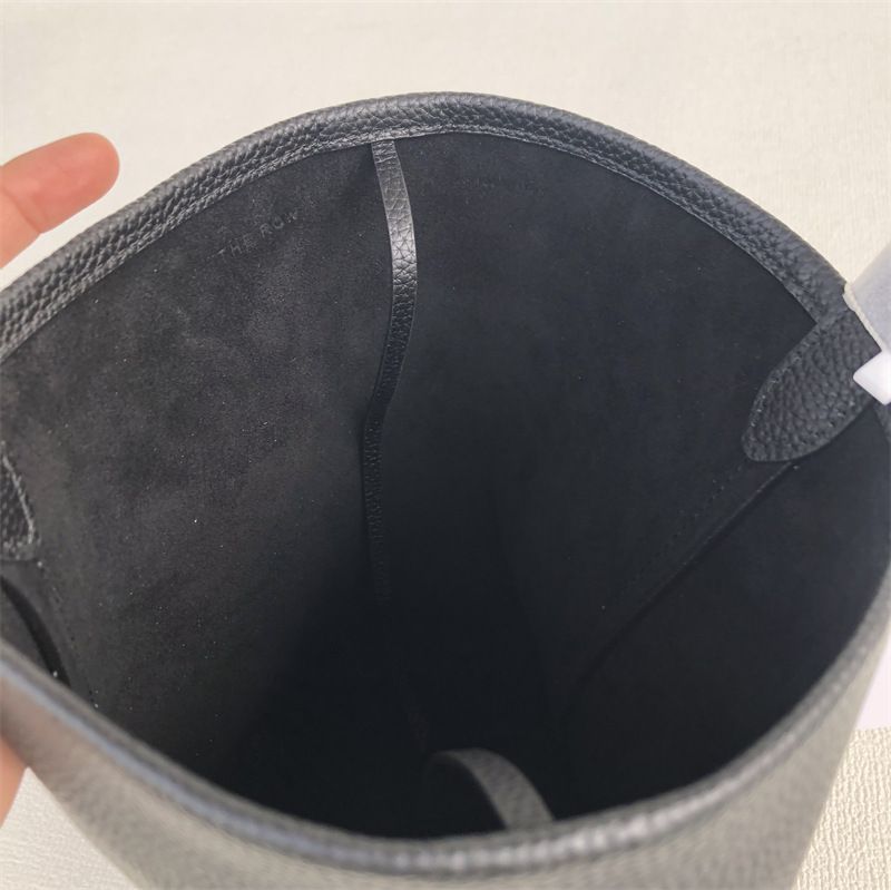 Borsa a tracolla da donna in pelle bovina con grana di litchi, grande capacità, borsa a secchiello,_voghion.com