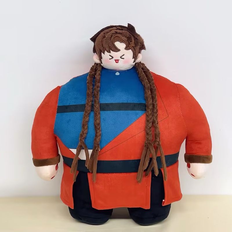 Large Plush Sun Ce Pillow Toy Featuring Soft Short Plush With Custom Design Anime Fans For_voghion.com