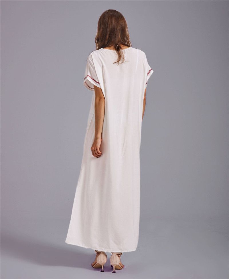 popolare copricostume da spiaggia ricamato in rayon da donna, stile abito ricamato, camicia di protezione solare per bikini al mare, 20 colori_voghion.com