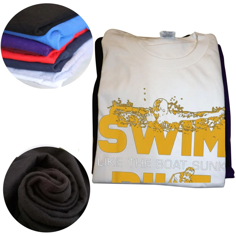 Nyhet Triatlon Svømmer Sykkel Løping T-skjorter Streetwear Kortermet Bursdagsgaver Sommerstil T-skjorte Herre_voghion.com