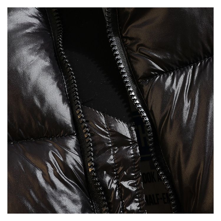 "Men's Black & Gold Winter Vest – Thick Cold-Proof Waistcoat Jacket, Loose Fit (Sizes S-5XL)"_voghion.com