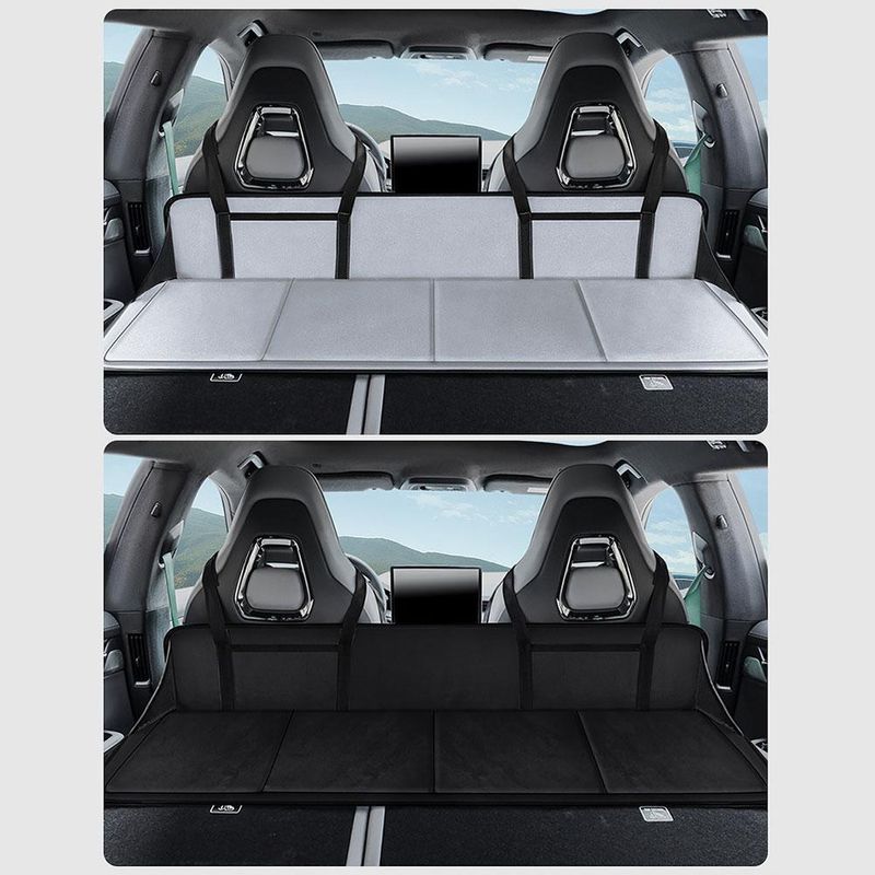 Cama Capô Proteção SUV No Carro Banco Traseiro Dobrável Placa de Extensão Porta-malas Dormir Camping Cama Mat_voghion.com