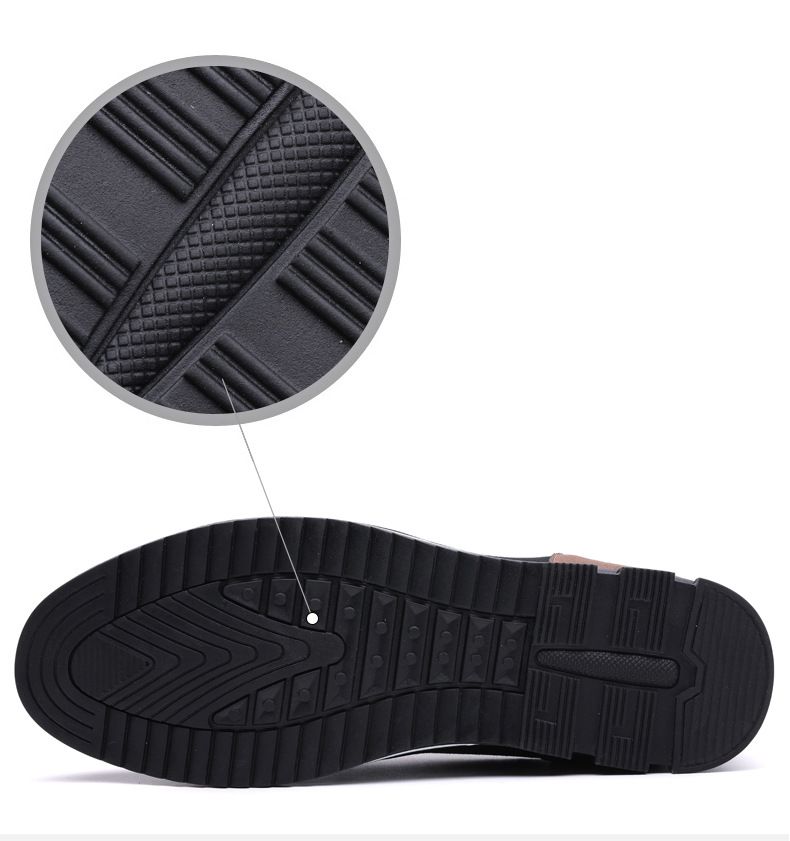 Herren Brogue Lederschuhe Business Casual Oxford Schuhe mit bequemer Sohle_voghion.com