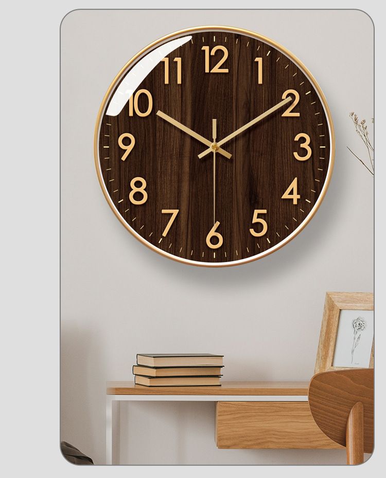 Yipula 6852 Living Room Home Silent Fashion Light Luxury Wall Modern Quartz Clock_voghion.com