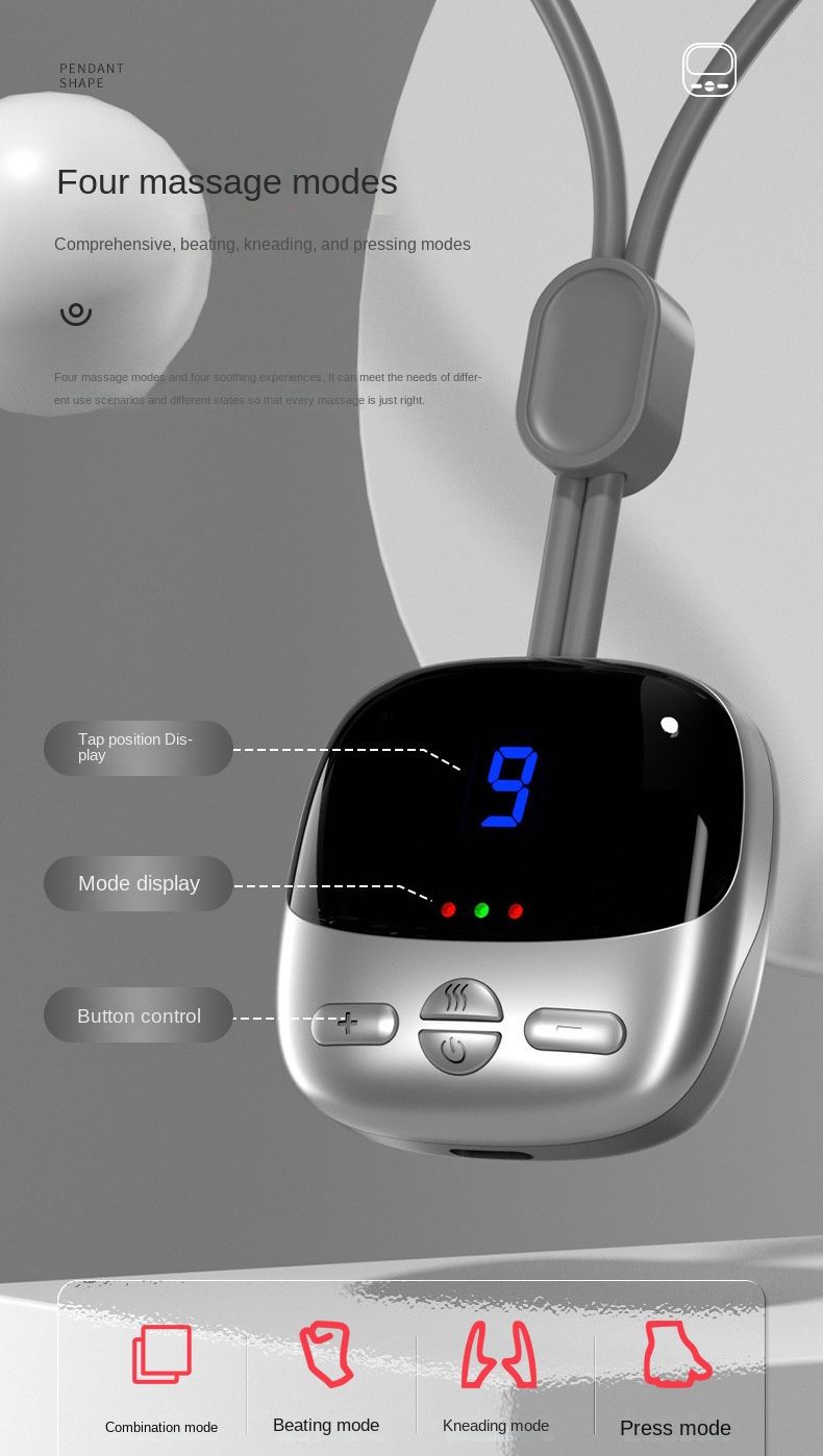 Smart hängenden Hals Halswirbel säule Massage gerät mit heißen Geldbörse Zehner Massage entspannen Linderung ems tragbare Schmerzen Oberschenkel Mini_voghion.com