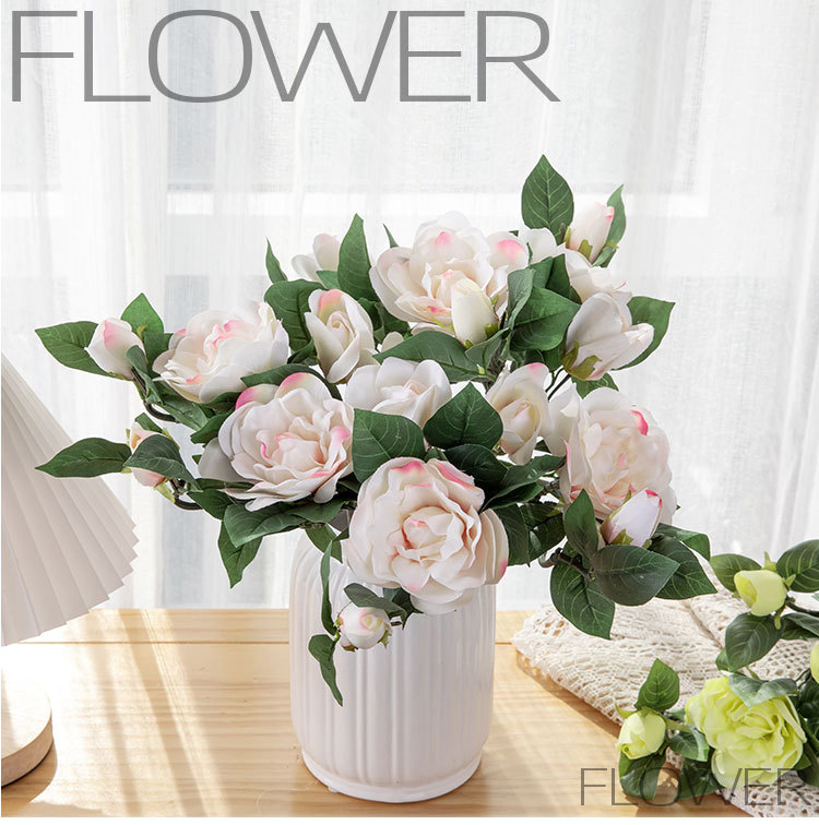 Gamintojas Gardenia Dirbtinės Gėlės Didmeninė Pavienių Dirbtinių Gėlių Vestuvių Namų Dekoravimas_voghion.com