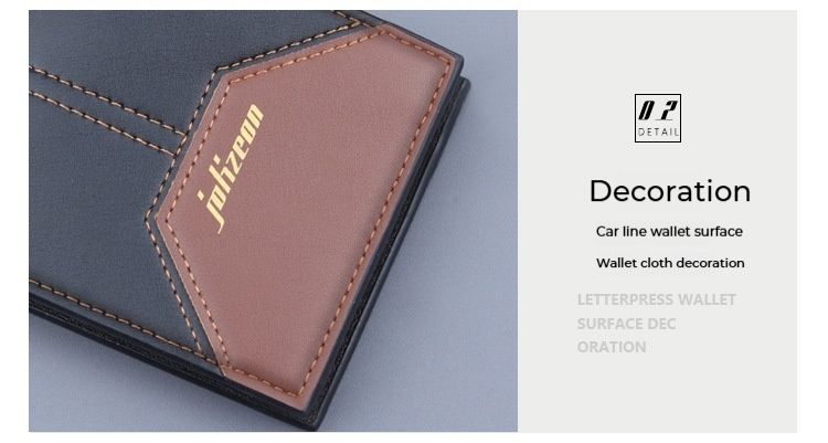 Men's Short Wallet Card Holder Integrated Short Wallet Men's Card Holder With Zipper Short Wallet Men's Wallet Men's Coin Purse_voghion.com