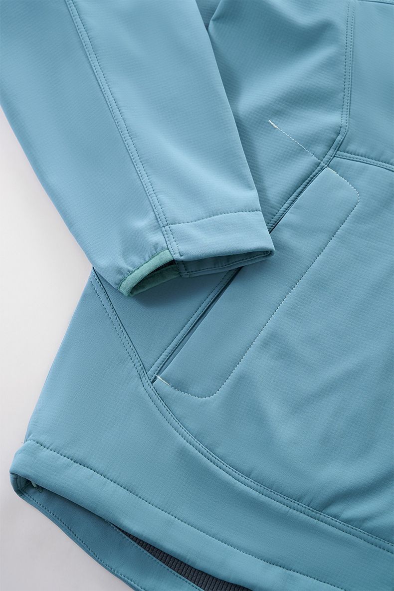 Men's Waterproof Softshell Jacket - Lightweight Outdoor Windproof Fleece-Lined Hiking Coat With Full Taped Seams For Winter_voghion.com