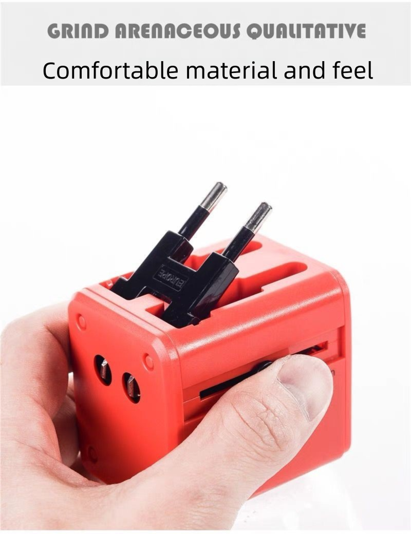 Travel Adapter For Overseas Trips, Multi-Functional US-EU-DE-UK Standard Converter, Universal Charger, Fast Charging_voghion.com