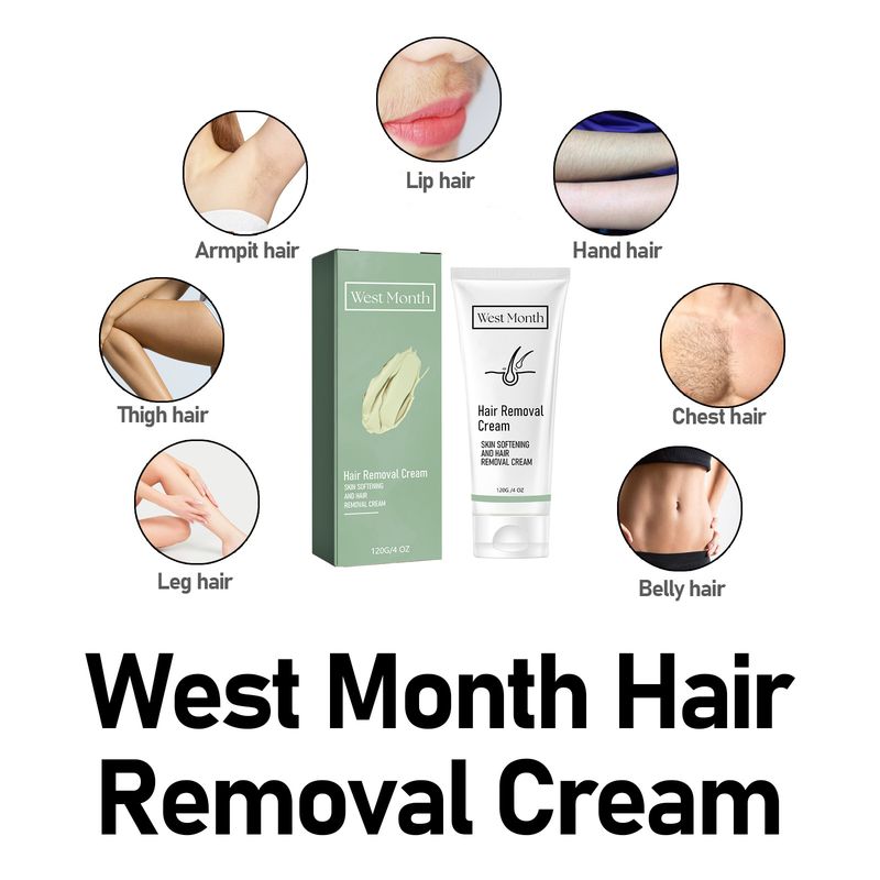 Ķermeņa depilācijas balzams, visa ķermeņa padušu lūpas maiga matu noņemšana āda gluda un maiga_voghion.com