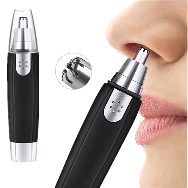 Men Women Implement Facial Scissors Neck Eyebrow Shaver Clean Trimer Razor Remover Electric Nose Hair Trimmer_voghion.com