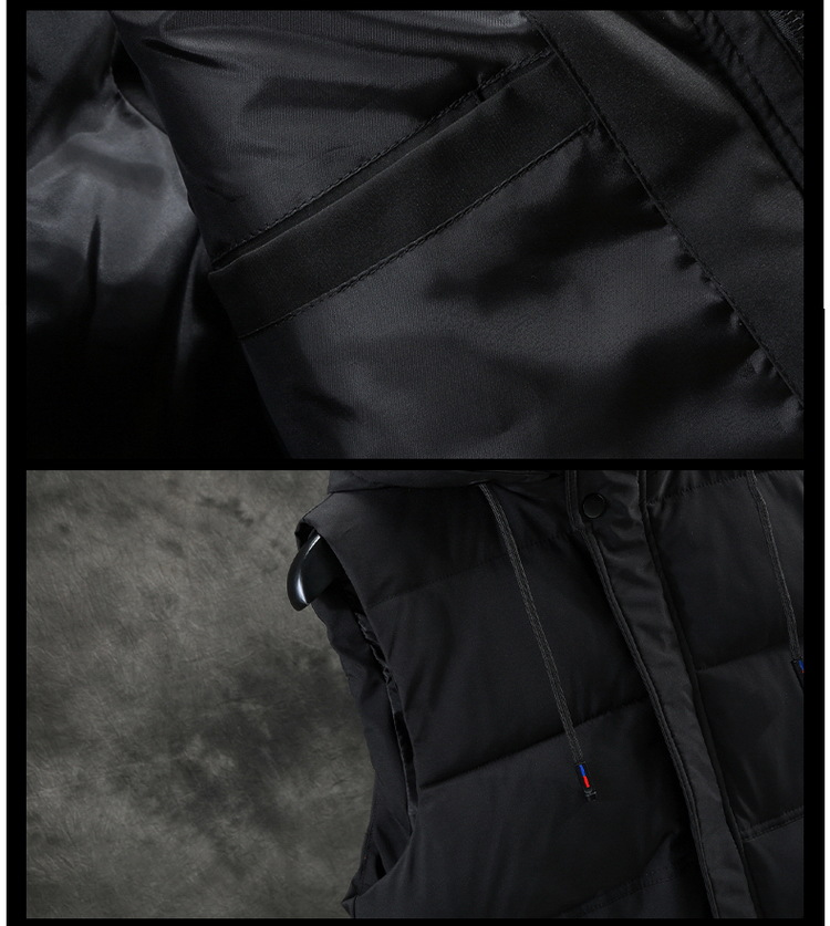 Abbigliamento da uomo autunno e inverno stile coreano slim fit gilet da uomo di alta qualità stile coppia da uomo gilet in cotone spesso esterno_voghion.com