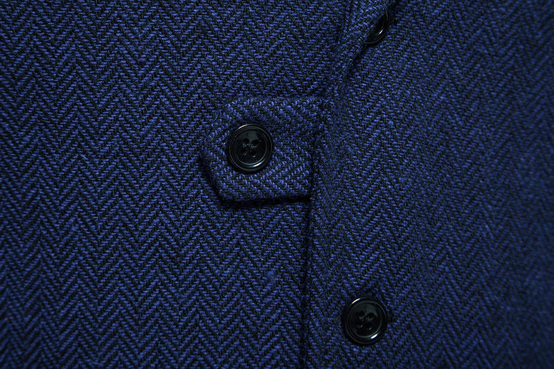 2024 Casual Business Herringbone Wollanzug, Weste, Männernei Stil_voghion.com