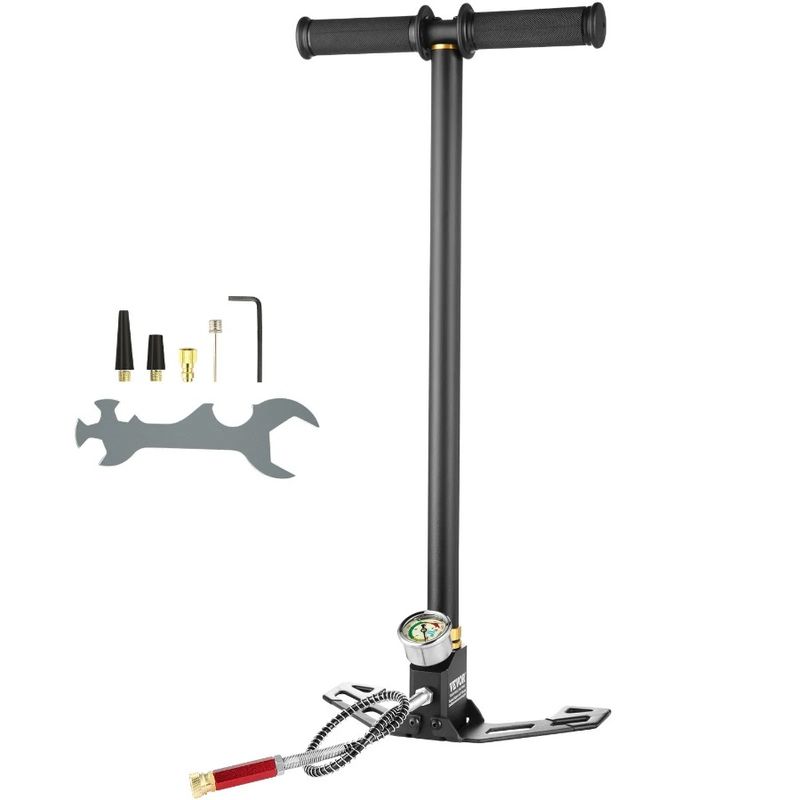 Pump Stage Pressure Filling 4500PSI 30MPA Pump Hand Air Airgun Stirrup Rifle Pump Pump High PCP 3 Stirrup_voghion.com