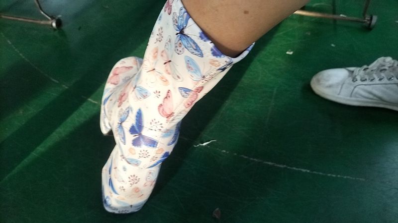 Cowboy booties Women's waterproof platform high heels fashion platform boots_voghion.com