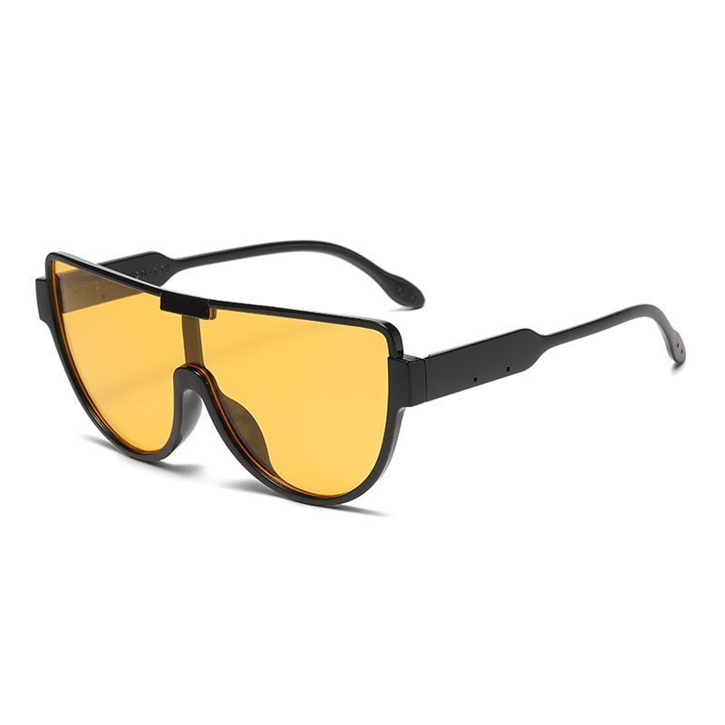 Occhiali da sole da aviatore monoblocco con montatura grande alla moda, occhiali da sole da ciclismo personalizzati con mezza montatura_voghion.com