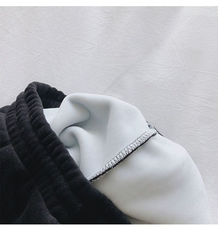 678 (Mi Ni Composite Super) Sporthose für Damen im Herbst und Winter, verdickte, enge Hose aus Samt, weite Beine,_voghion.com