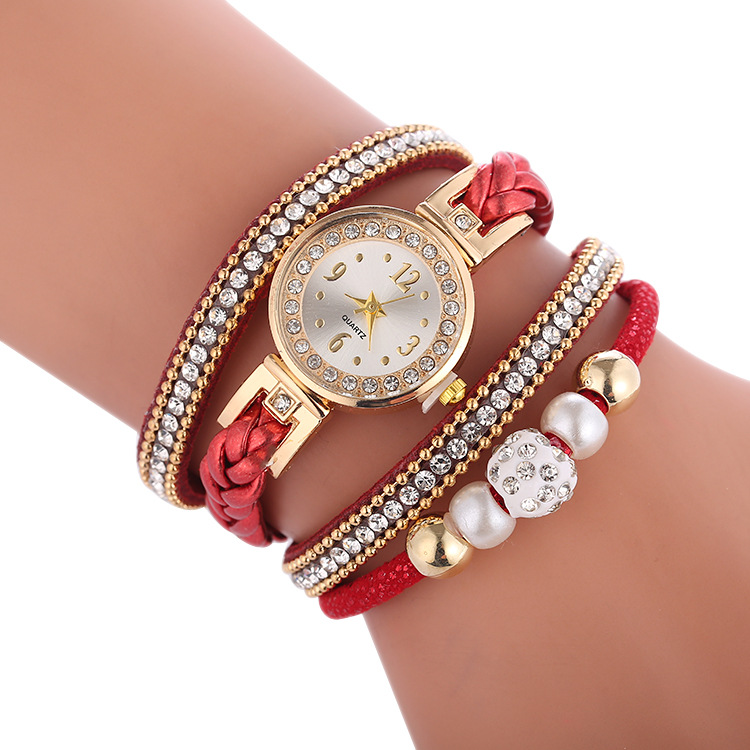 Reloj de pulsera envolvente con diamantes para mujer, de moda y con personalidad, en oferta._voghion.com