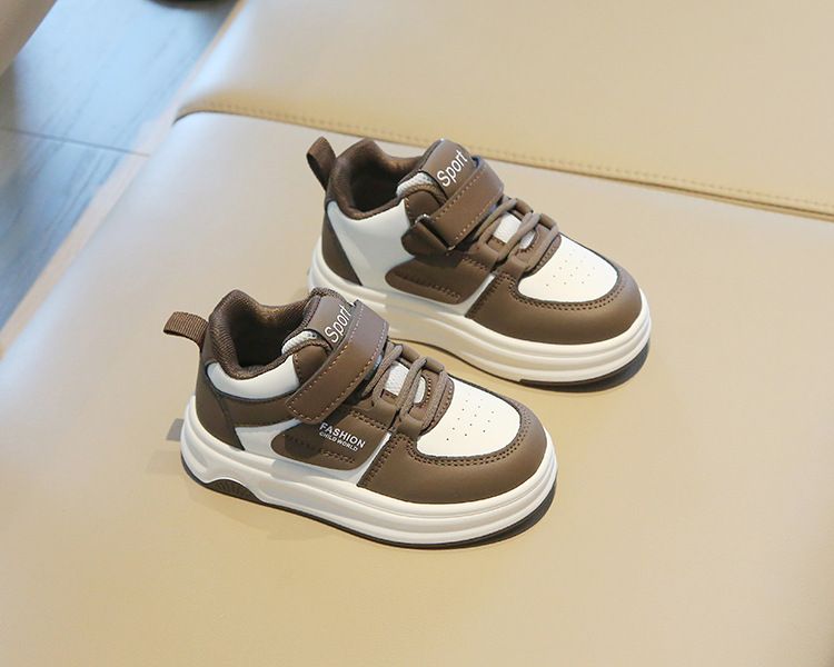 Nya små vita flickskor High Top Pojkar Casual Board Shoes Mjuka sulor Babyskor_voghion.com