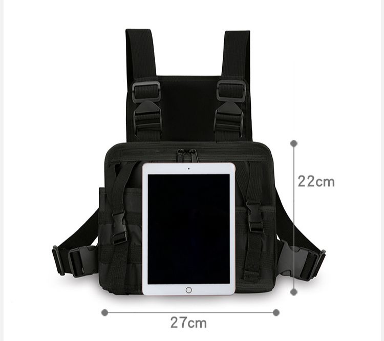 New Trend Tactical Function Socks Puppet App Outdoor Leisure Tooling Bag Multi-functional Fashion Men's Chest Bag Cross-border_voghion.com