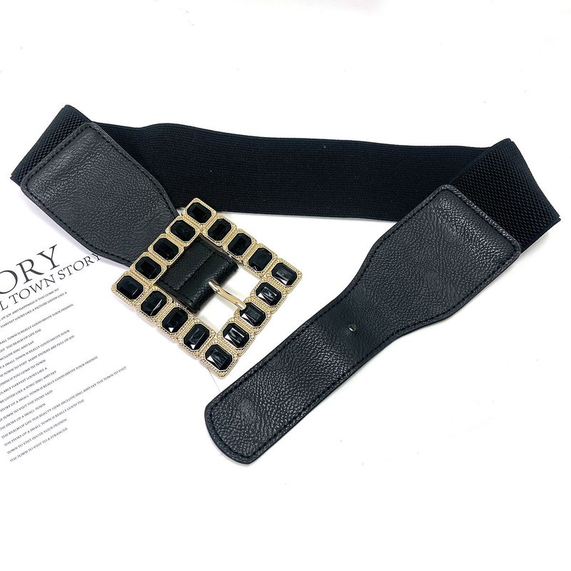 【】 Damengürtel, modisch, breit, für Kleider, hochwertiger Bund, eingelegt_voghion.com