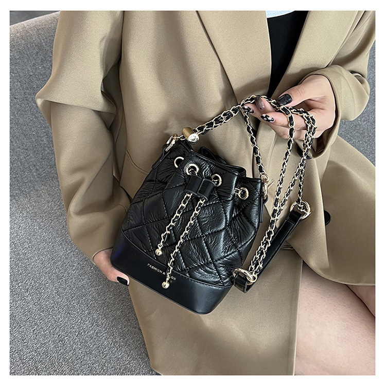 Stil Damentasche, kleine duftende Windwasser-Eimertasche, hochwertige Damen-Umhängetasche aus weichem Leder, vielseitige_voghion.com