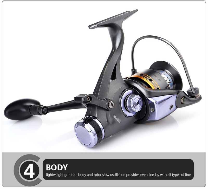 FISHKING Spinning Lure Full Metal Line Cup Crank Arm Canna da lancio lunga Mulinello da pesca in mare_voghion.com