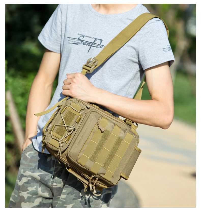 Luya Bag 2018 Nou Rucsac Tactic Camuflaj Geantă de Exterior pentru Bărbați Geantă de Piept Multifuncțională Umăr Crossbody Geantă cu Trei Scopuri_voghion.com