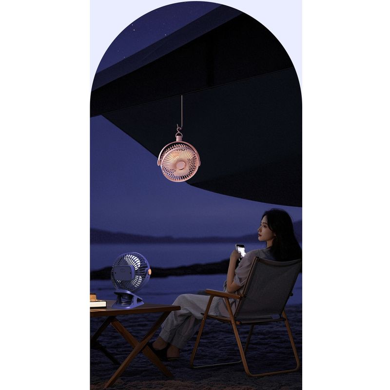 Wiederaufladbarer Mini-Clip-Ventilator über USB – leise, tragbare Kühlung für Wohnheim, Büro und Schreibtisch_voghion.com