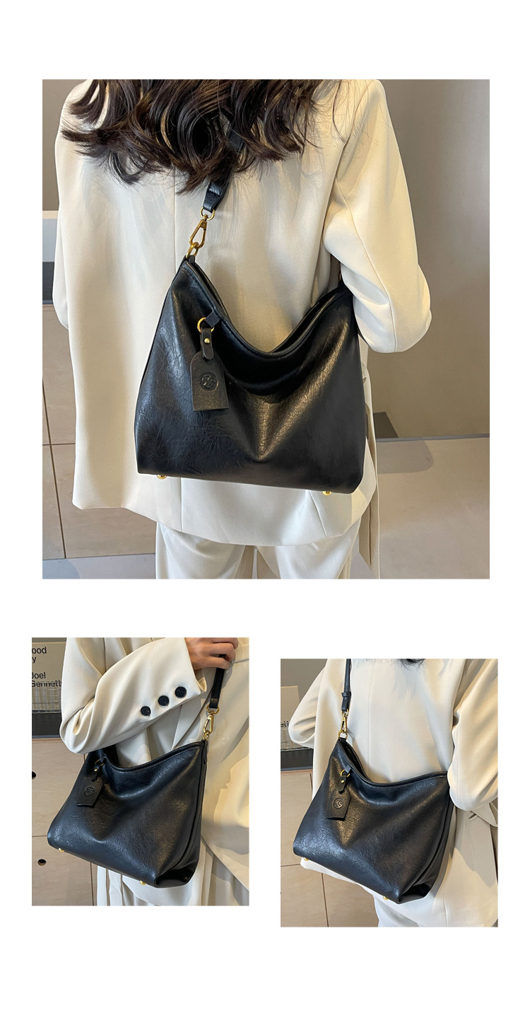 Borsa a tracolla ascellare da donna in morbida pelle Premium 2024 Borsa a tracolla versatile di nuova moda Borsa a tracolla di grande capacità_voghion.com