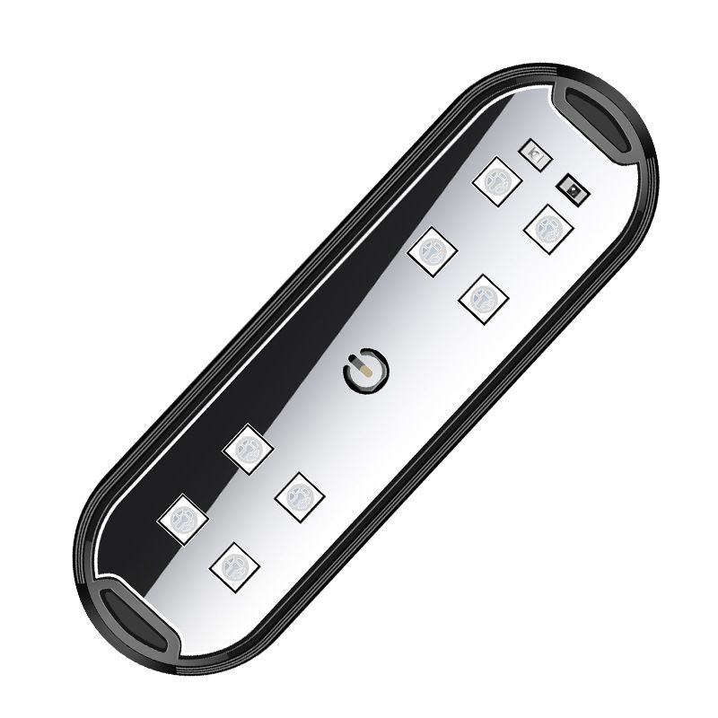 Auto-Warntürbeleuchtung, LED, bunt, blinkend, Atmosphäre, Willkommens-Antikollisions-Anti-Heck-Licht, keine Verkabelung erforderlich_voghion.com