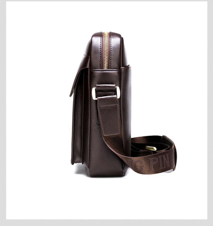 Merk Hoge Kwaliteit Casual Mannen Verticale Zakelijke Lederen Schoudertas Mode Man Crossbody Messenger Bag_voghion.com