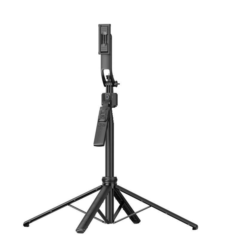 Nuovo selfie stick portatile con tracciamento del viso, treppiede super stabile, giunto cardanico, staffa anti-vibrazione_voghion.com