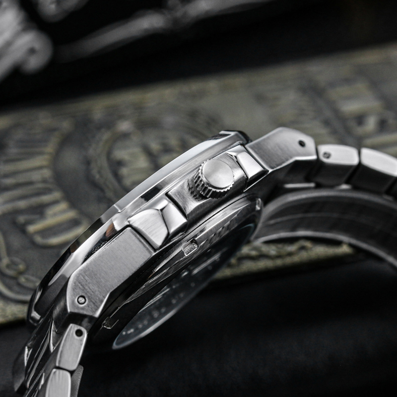 MISFOX Mechanical Nautilus Fully Automatic Hollow Business Steel Strip Waterproof Glow Brand Men's Watch_voghion.com