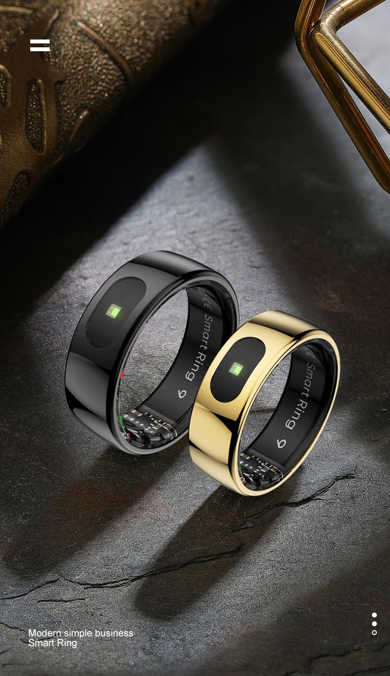 Smart Activity Trackers Hot Selling Remote Control Ring Sleep Exercise Body Temperature Blood Oxygen Heart Rate Menstrual Smart Ring_voghion.com