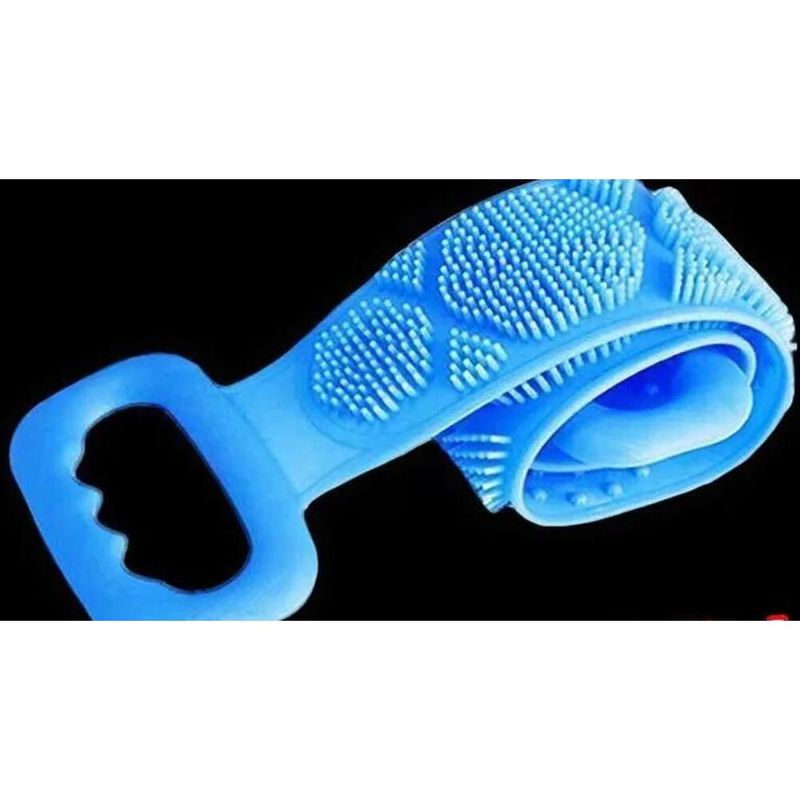 Silicone Powerful Back Scrubber Exfoliating Long Strip Dead Skin Remover Bath Brush For Men And Women_voghion.com