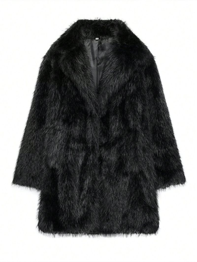 Damen-Wintermantel mit Sherpa-Futter und Kunstpelzkragen, lange Pufferjacke, warme, dicke Oberbekleidung für kaltes Wetter (erhältlich in 5 Farben – S/M/L)_voghion.com