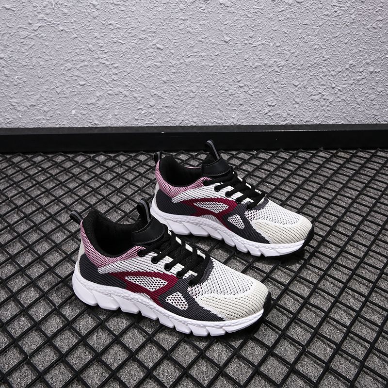Spring and autumn new breathable running shoes for female students casual shoes comfortable sports shoes large size_voghion.com