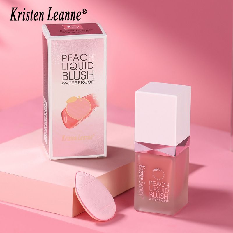 Blush lichid Kristen Leanne Natural Color, ruj mat catifelat delicat, de lungă durată_voghion.com