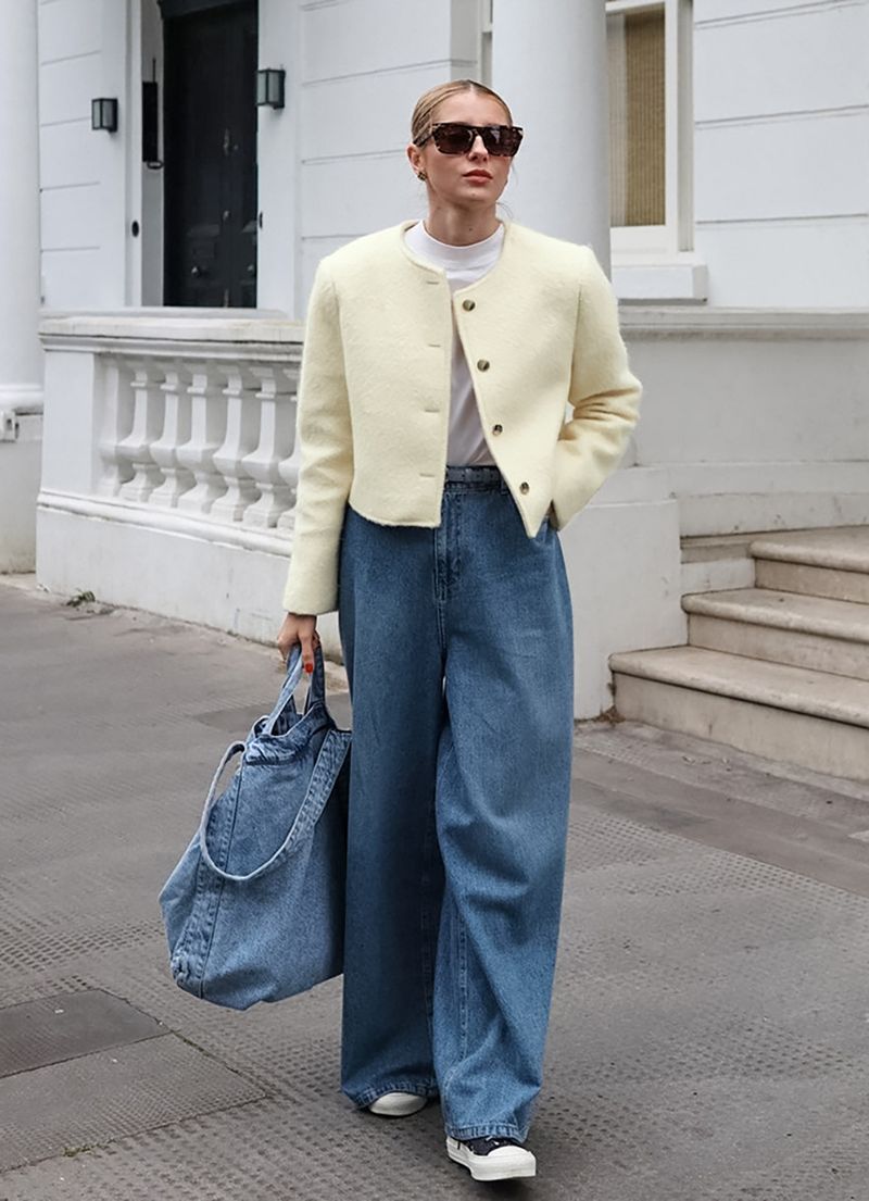 Eleganter kurzer Wollmantel für Damen, Herbst 2025, neue französische Mode, Damenbekleidung_voghion.com