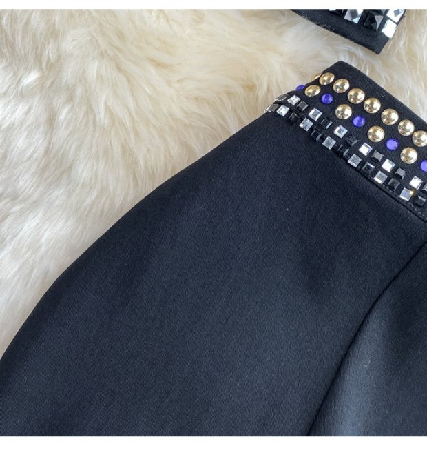 Women Sleeveless vest women's two-piece set high waisted elastic leg pants_voghion.com